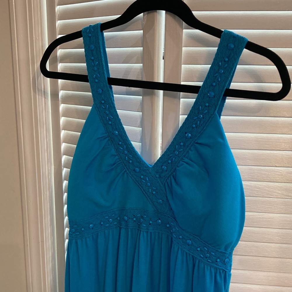 Faded Glory halter long dress with two shrugs